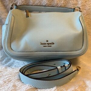 Kate Spade leather satchel robin’s egg blue Tiffany blue